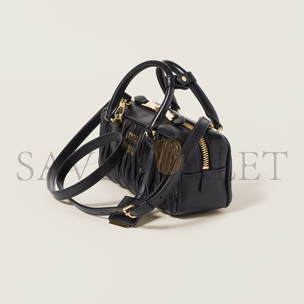 MIU MIU ARCADIE MATELASSÉ NAPPA LEATHER BAG 5BB142 (22*10.5*7.5cm) MIU MIU ARCADIE MATELASSÉ NAPPA LEATHER BAG 5BB142 (22*10.5*7.5cm)